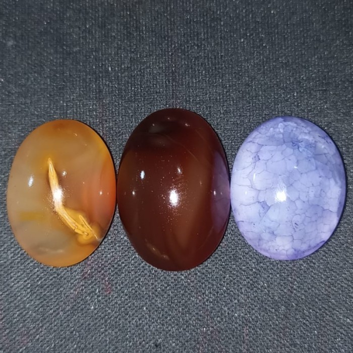 Paket Nomor 41 Natural Batu Akik Motif Gambar Unik Antik Bukan Cincin Perak Emas Bacan Pirus Kecubun
