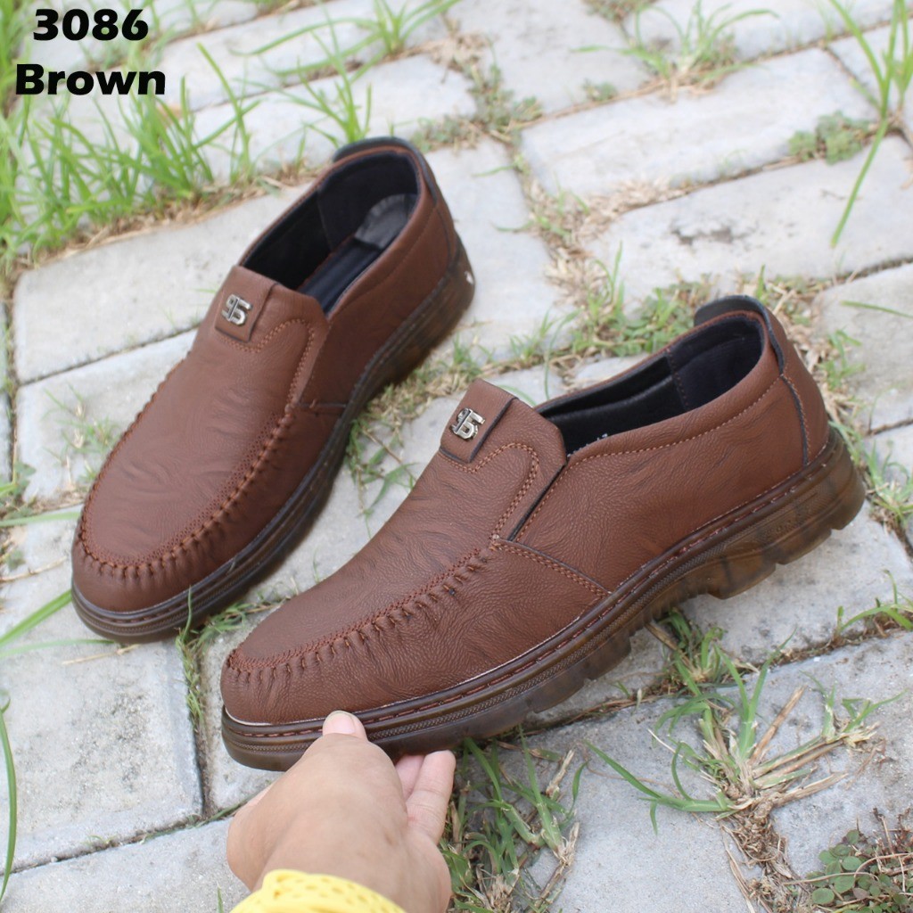 NEW - (J) (COD)  New Arrival Sepatu Pantofel Kulit Pria Import JM3086 Sepatu Formal Pria Sepatu pest