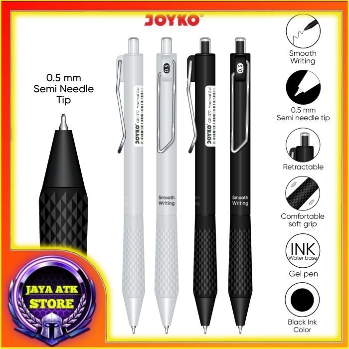 

JOYKO Gel Pen Pulpen Pena GP-377 Maximal Gel 0.5 mm