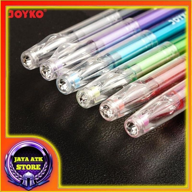 

Color Gel Pen JOYKO GPC-315 Pena Jel Warna Diamond Art 2 0.5 mm 6 Warna