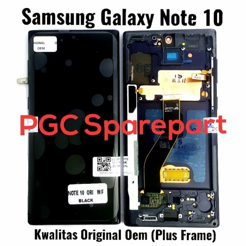 Original Oem LCD Touchscreen Fullset + Frame Samsung Galaxy Note 10 / SM-N970F / N970U / N970U1 / N9