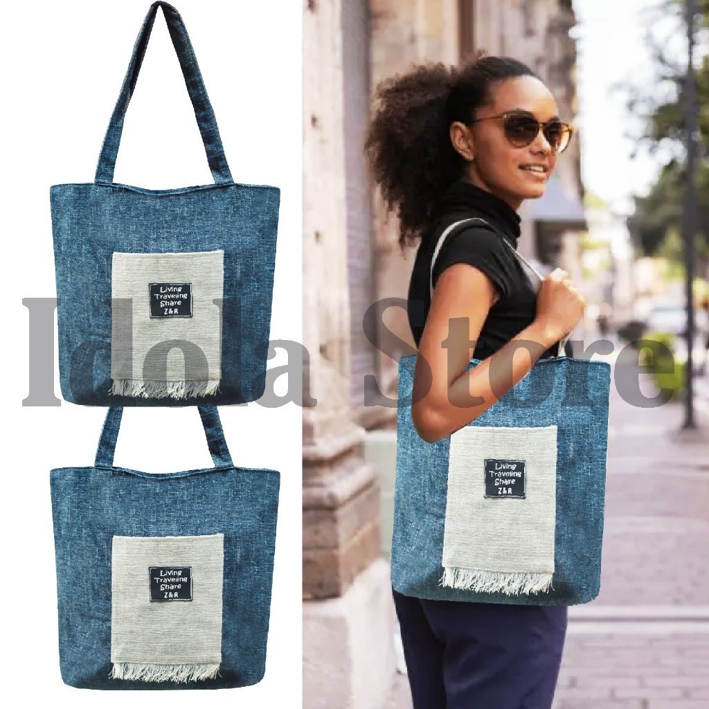 BONIA Tote bag SOAV Series  wanita pria korea import murah canvas best  Tas Wanita