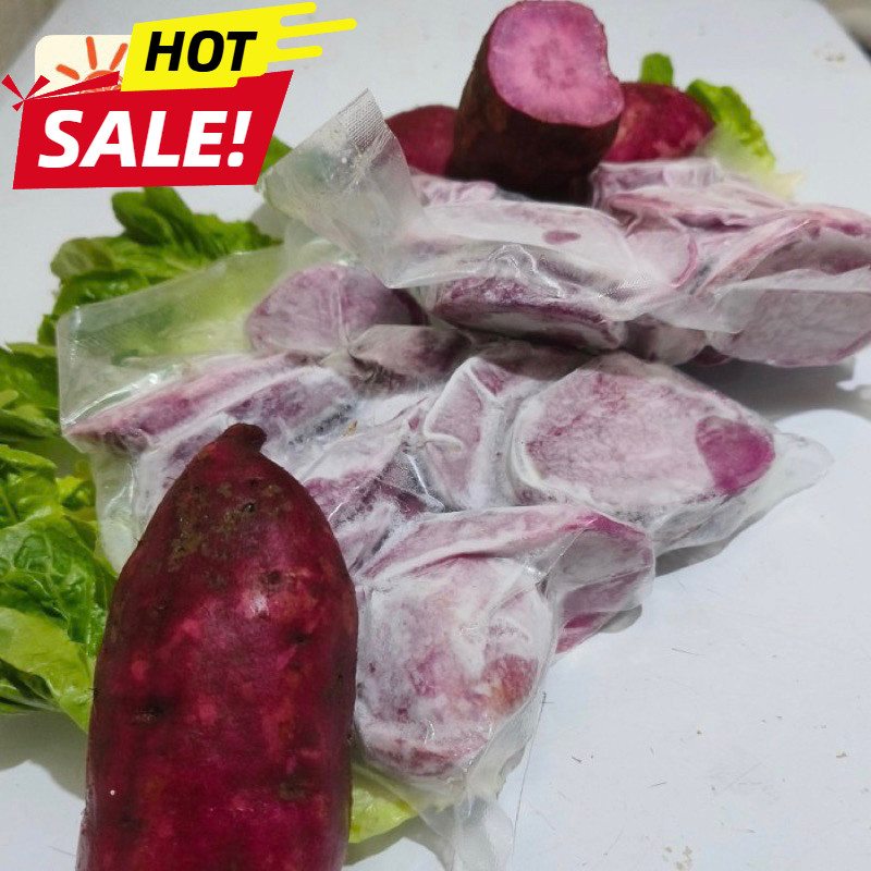 

UD BUAH 3 SAUDARA SWEET POTATTO UBI UNGU FRESH FROZEN READY SIAP MASAK