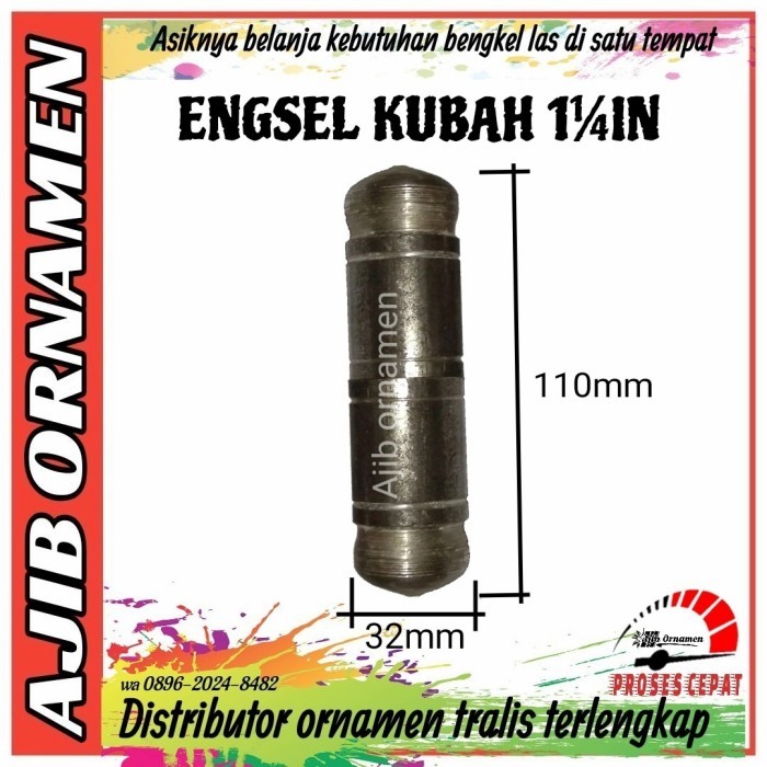 engsel kubah 1¼in engsel bubut pintu gerbang Homeware Equipt