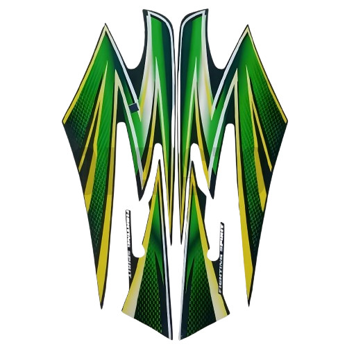 Stiker Striping Yamaha RX KING 2003 Hijau - List Stiker Standart Rx King 2003 Hijau | Termurah