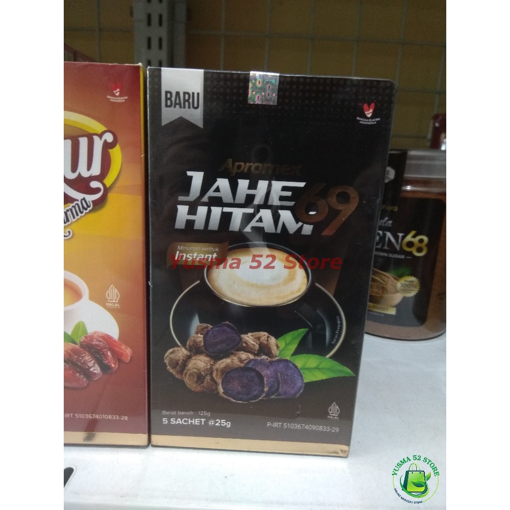 

Apromex Jahe Hitam 69 - Minuman Jahe Hitam Serbuk 69 Apromex