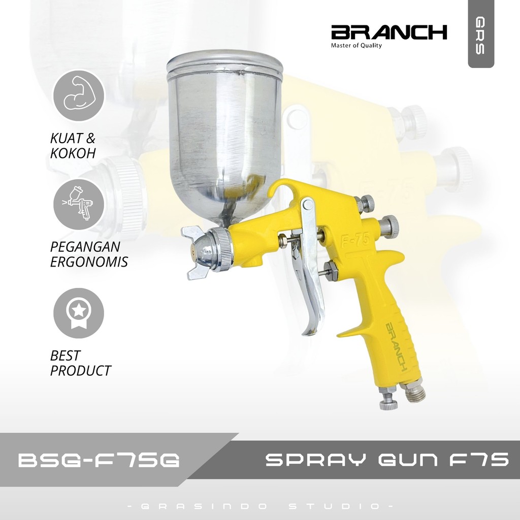 TBL Spray Gun Cat F75 400cc / Spet Cat / Spray Gun Cat Tabung Branch F-75