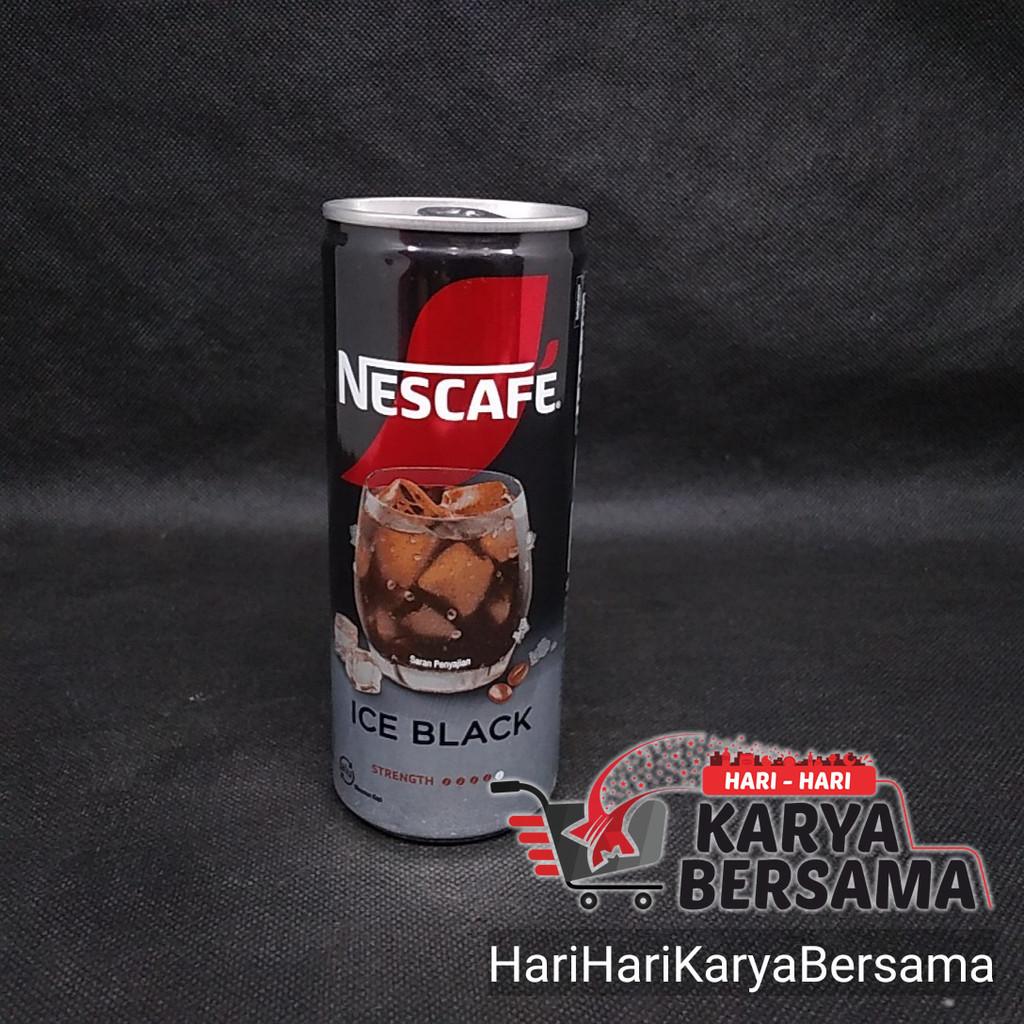 

MINUMAN KOPI NESCAFE ICE BLACK STRENGTH 220ML