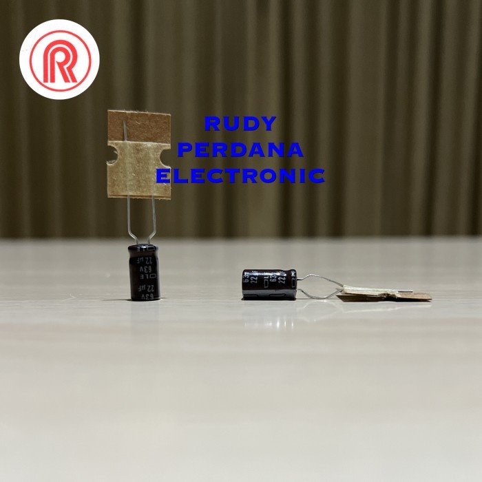 O99 KAPASITOR ELCO ELKO 22UF 63V 22 UF 63 VOLT
