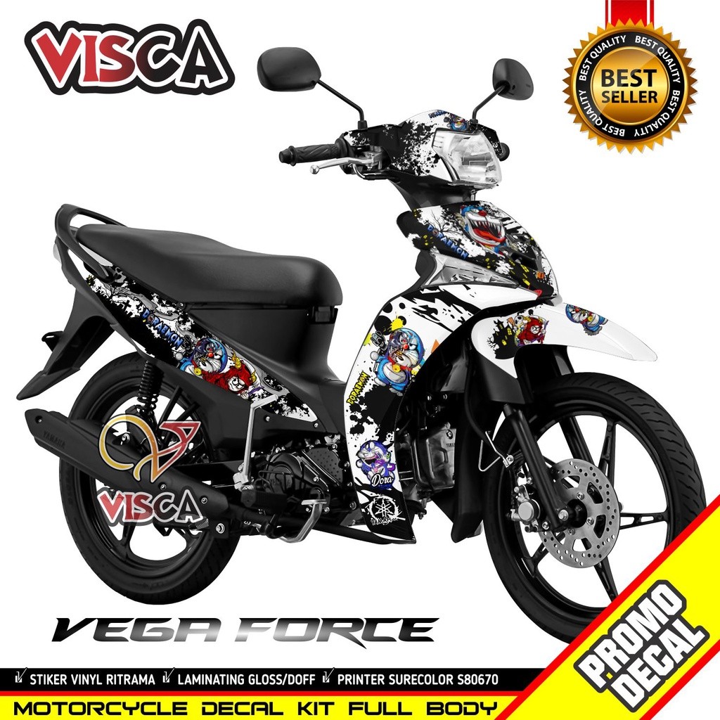 Decal Vega Force Full Body Stiker Vega Force Full Body Striping Vega Force Doraemon Zombie