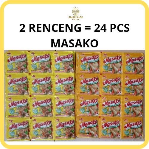 

PAKET Masako 24 pcs (2 renceng) kaldu bubuk masako rasa Ayam & Sapi