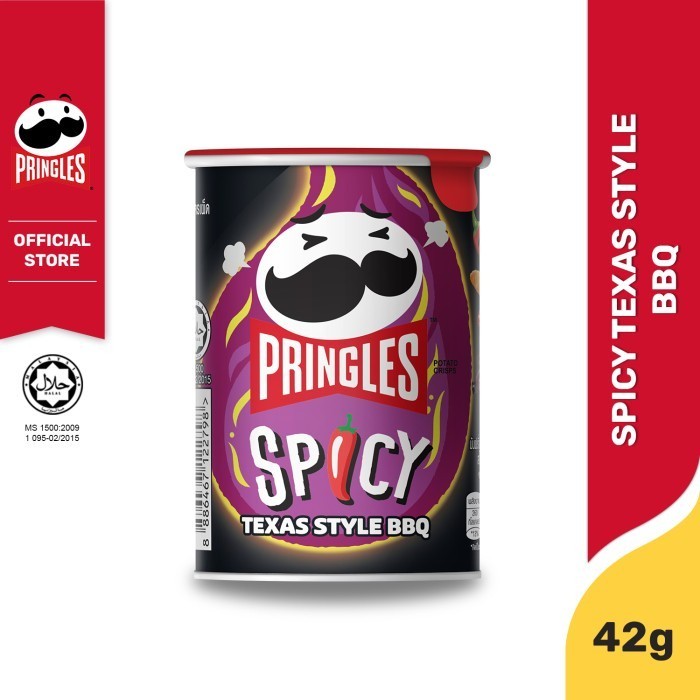 

NEW ITEM SNACK PRINGLES SPICY TEXAS STYLE BBQ 42G