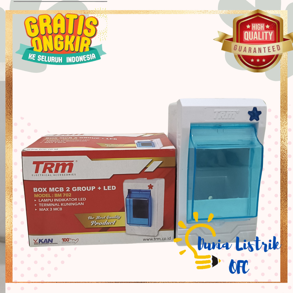 Box MCB 2Group Lampu TRM RuMah MCB 2 Grup + Lampu Kotak MCB Inbow / Outbow Box McB Outbow 2 Grub Box