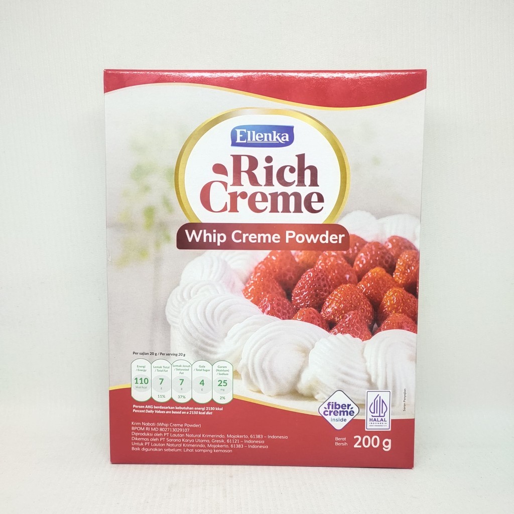 

ELLENKA WHIP CREME POWDER 200GR