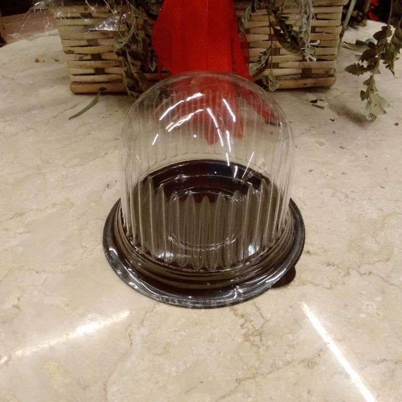 mika cup cake / tart mini / puding box bola (5 pcs)