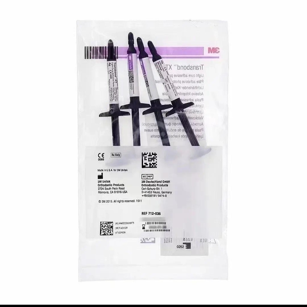 712-103 3M Unitek Dental Ortho Adhesive Primer Kit plus Light Cure Dental Orthodontic Glue Color Cha