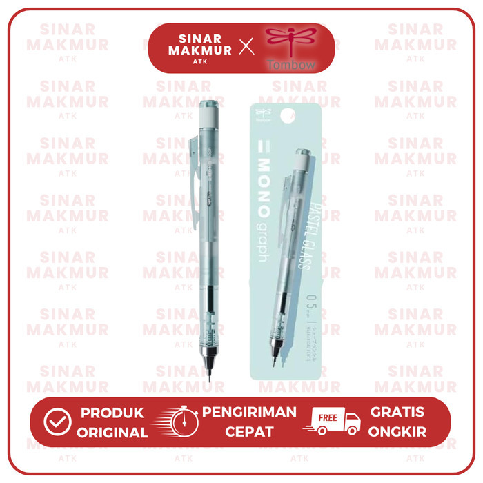 

Pensil Mekanik/Mechanical Pencil/Shaker Pencil Mono Graph Pastel Glass 0.5mm DPA-149 Mono Tombow