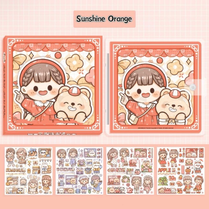 

Buku Binder Diary Dodogirl Fashion isi 80 Lembar Free 4 Stiker TLD95 - Sunshine Orange