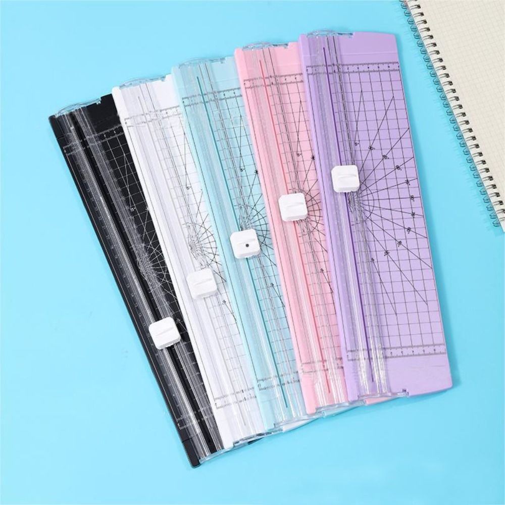 

Manual A4 Paper Cutter Bidirectional with Pull-out Ruler A4 Paper Cutting Guillotine Photo Trimmers Cutter