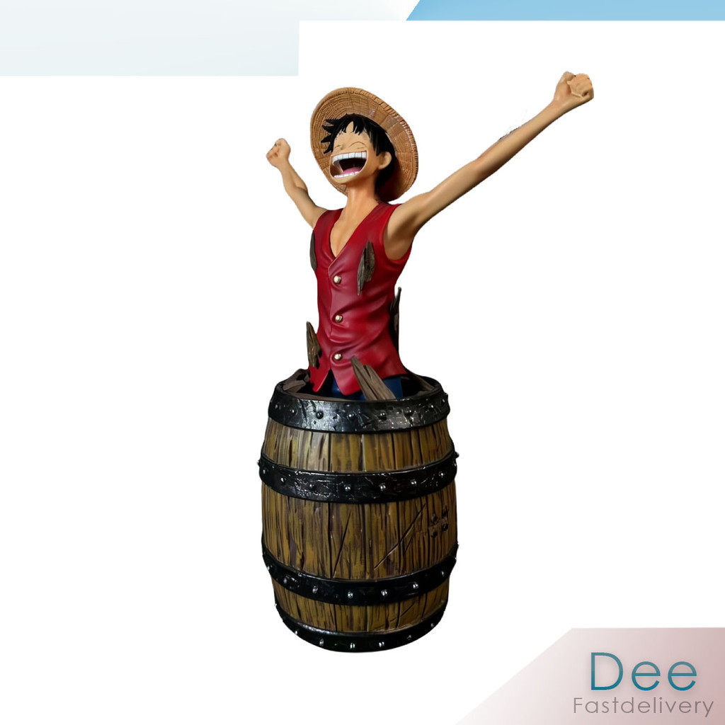 Luffy Barrel GT One Piece 25cm Action Figure Resin D-FNW010