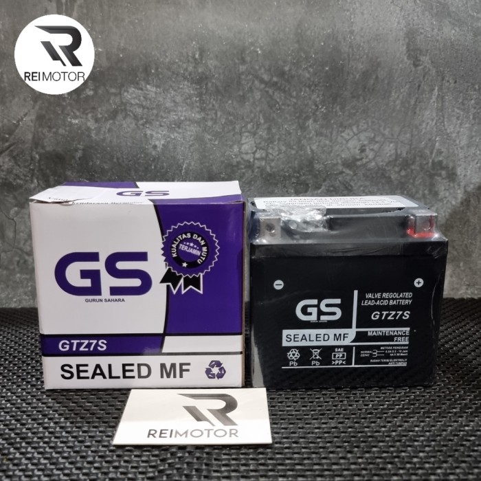 AKI ALKALINE ATZ7S-BS BIG AMPERE 12V7Ah/10Hr VARIO 125 SATRIA FU