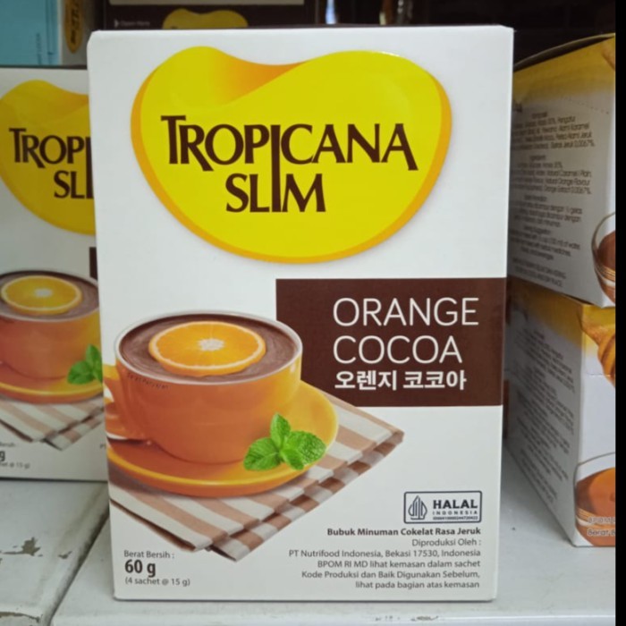 

TROPICANA SLIM ORANGE COCOA 60GR