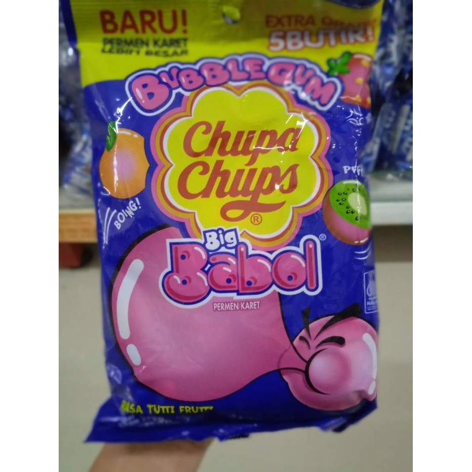 

Big Babol Chupa Chups Permen Karet Tutti Fruity Sak