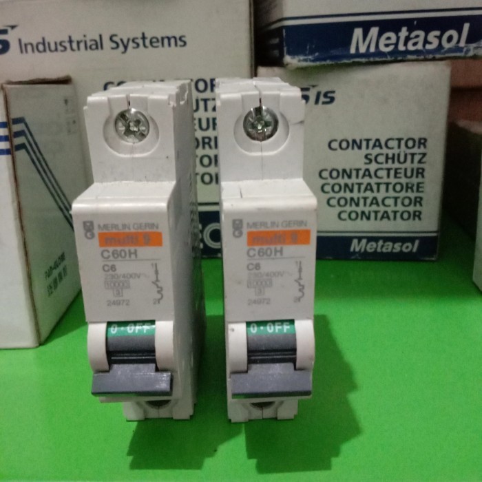 mcb merlin gerlin c60h 1p 6a,10a,16a,32a