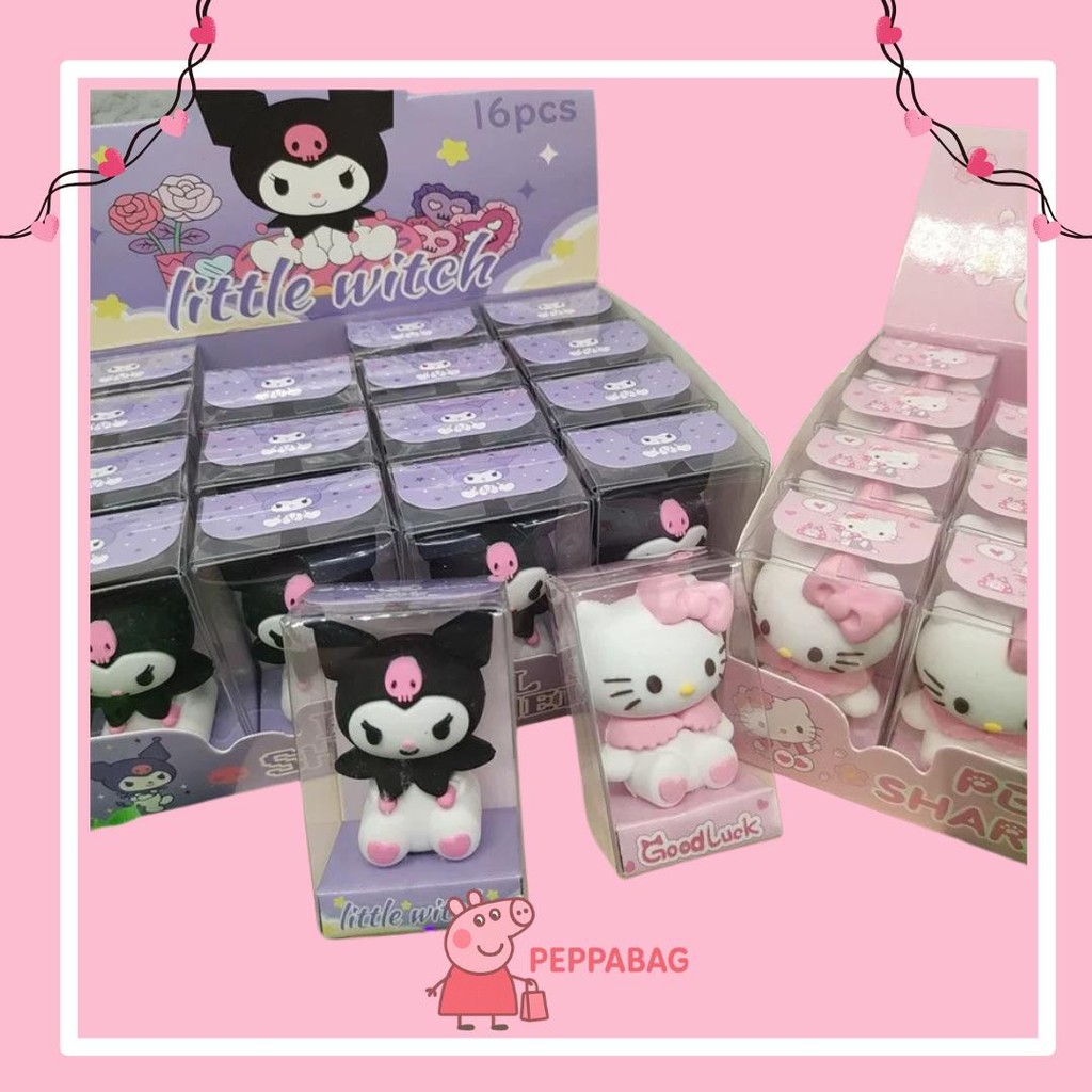 

(1pc) SERUTAN RAUTAN SHARPERNER Motif Kartun Lucu Murah Labubu Sanrio Kuromi Melody Monroll - ES0292