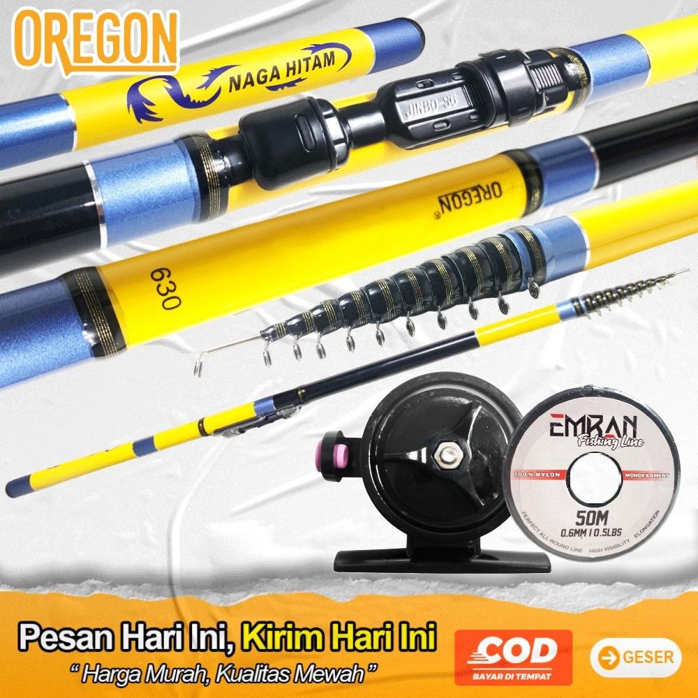 SIMZET_SHOP SEPAKET JORAN TEGEK OREGON  NAGA HITAM KOLONG TOKOS & SENAR