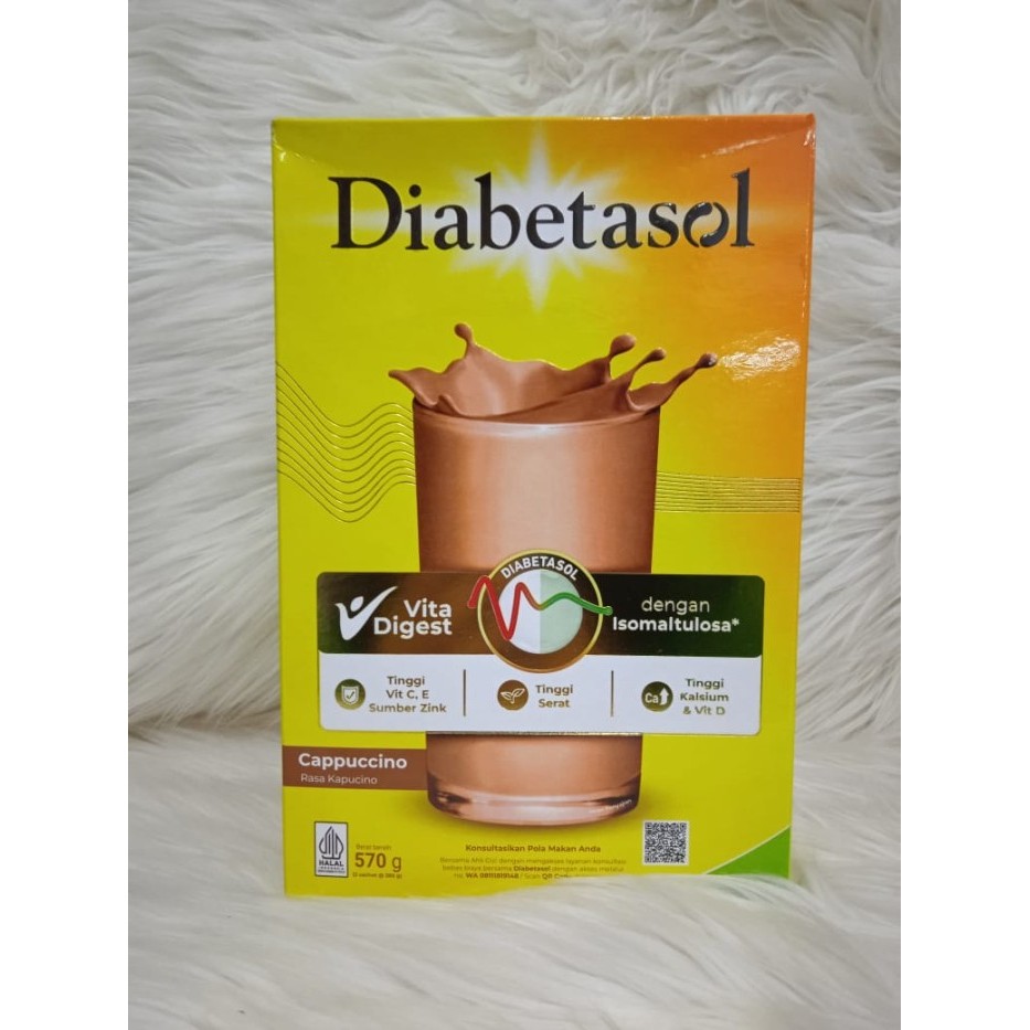 

Diabetasol 570gr Dengan Isomaltulosa - Cappucino