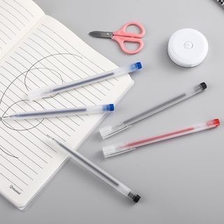 

MAOMAO Pulpel Gel 0.5mm Bolpoin Pena Pulpen Tinta Gel Cair Pena Transparant Pen Gel