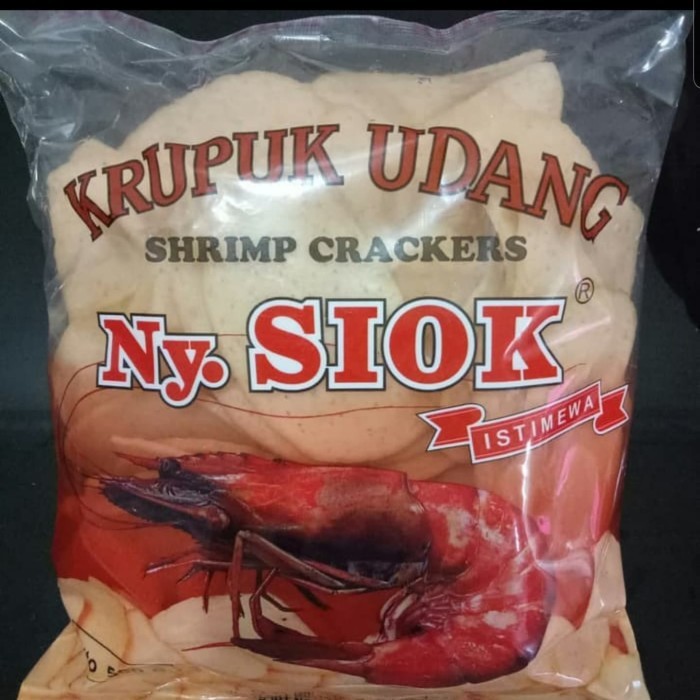 

Krupuk Kerupuk Udang Ny Siok Saerah Oval 500gr 500 gr