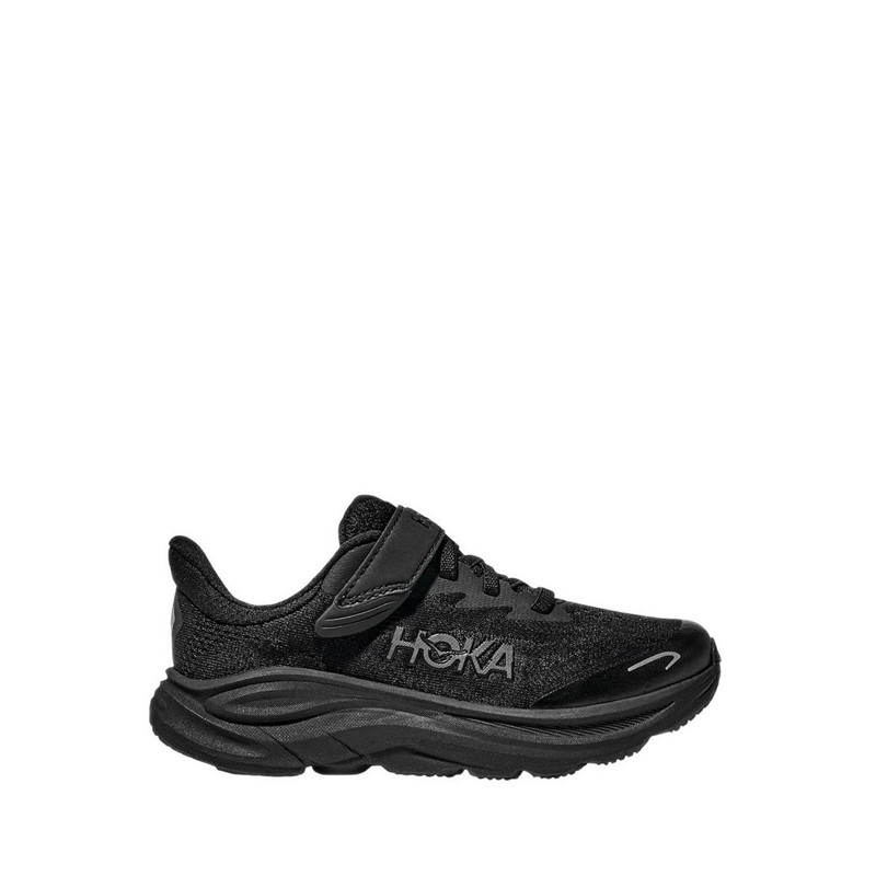 Hoka Clifton 10 Little Kids Unisex  - Black / Black