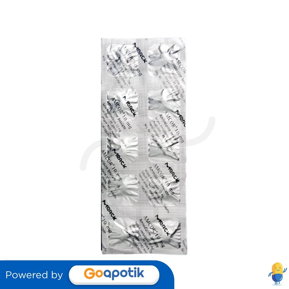 Amcor 10 Mg Strip 10 Tablet / Hipertensi