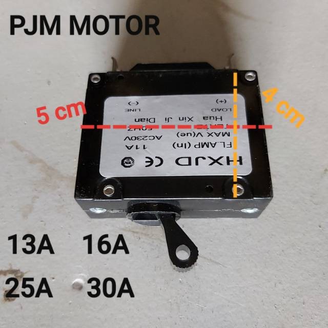 

Overload Protector Circuit Breaker Mcb Mesin Genset 3kw 5kw 3000 watt 5000 watt GX160 GX220 GX200 amplas