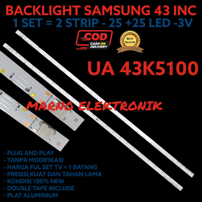 OSA99 BACKLIGHT SAMSUNG 43 IN UA43K5100 UA 43K5100 UA-43K5100 BL LAMPU