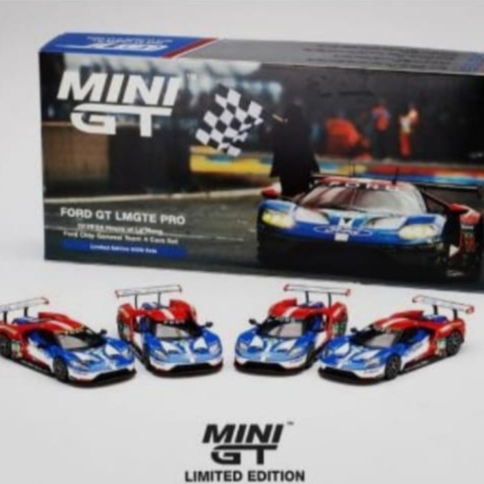 Mini GT Ford GT LMGTE Pro 2016 24 Hrs of Le Mans Ford Chip Ganassi