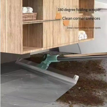 Sinarterang3 Dh Wiper Sapu Karet Silikon - Alat Pel Lantai Magic Broom Serbaguna Untuk Basah &