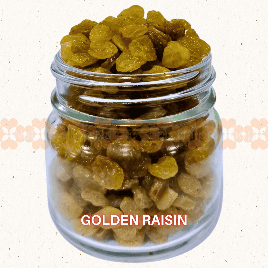 

Nature Produced Golden Raisin Premium – Kismis Kuning Manis Alami | Camilan Sehat & Topping Granola