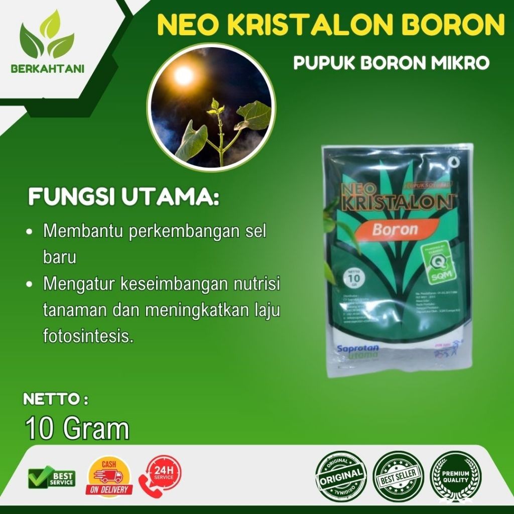 Neo Kristalon Boron 10 Gram Pupuk Boron 55%