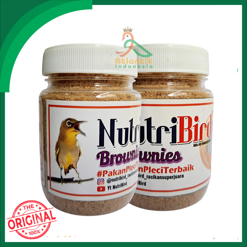 Nutribird Brownies putih pleci Makanan burung pleci Pur halus ORIGINAL
