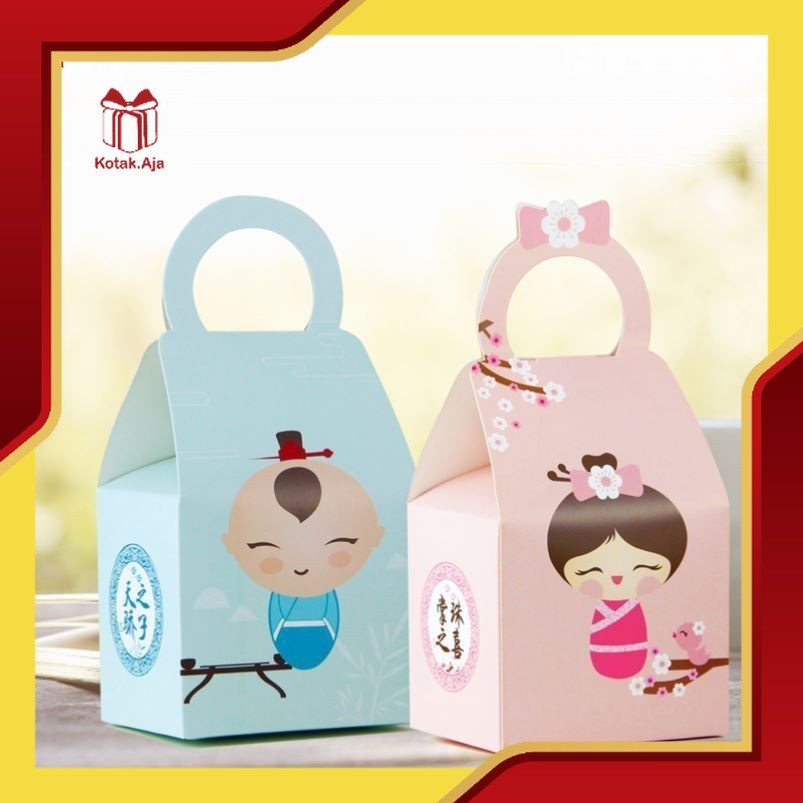 

Box Souvenir Ultah Anak / Gable Box Ultah Anak / Box Hampers Ultah / Goodie Bag Ultah I BD01