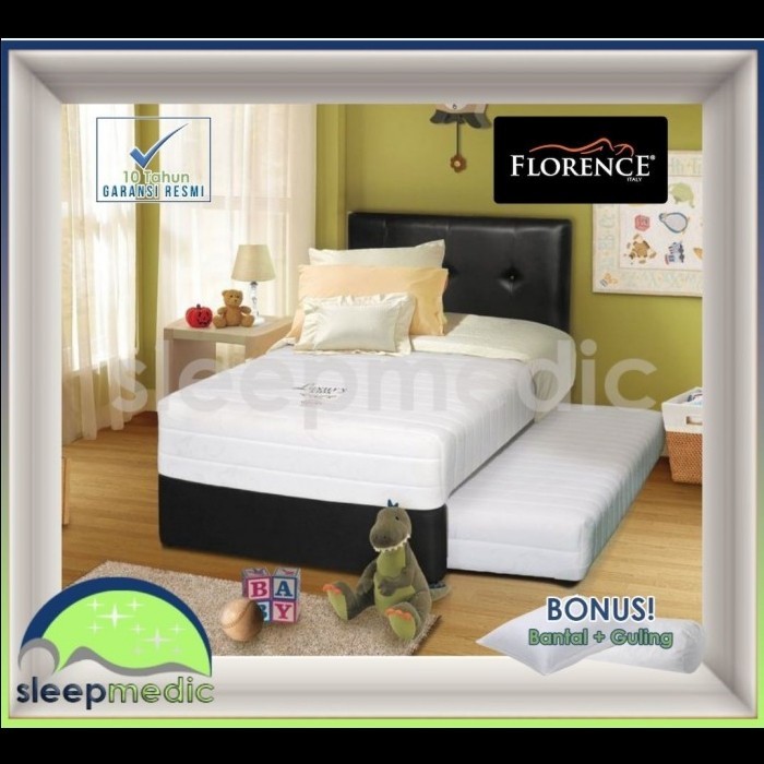 FLORENCE SpringBed 2in1 LUXURY KIDS ( Full SET ) 100 120 - Full SET, 100x200