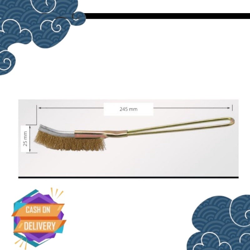 NEW sikat kawat bonsai gagang besi tembaga bengkok BOB