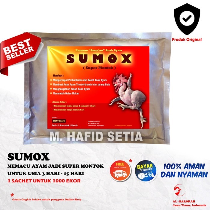 SUMOX Super Montok -Vitamin Ayam - Obat Ayam - 200 gram