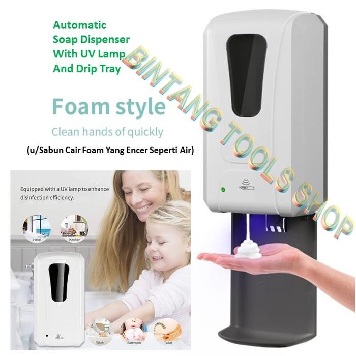 F1408 Automatic Soap Dispenser FOAM GEL SPRAY Hand Sanitizer Otomatis - FOAM