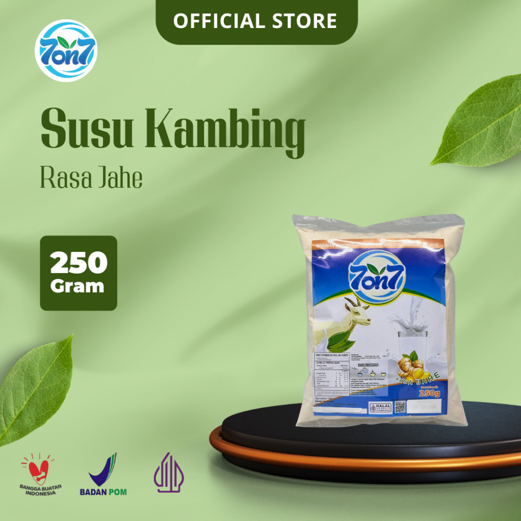 

Susu Kambing Etawa Bubuk 7on7 Rasa Jahe 250 gr