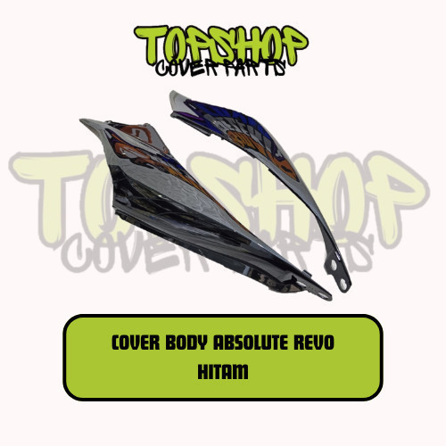 Win - Cover Body Bodi Belakang Sepasang Absolute Revo Besar Hitam Kwb