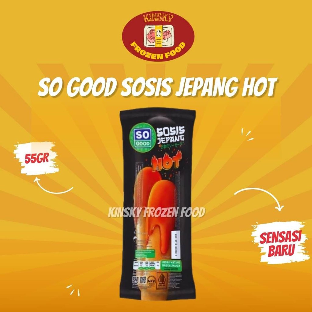 

SO GOOD SOSIS JEPANG HOT 55GR